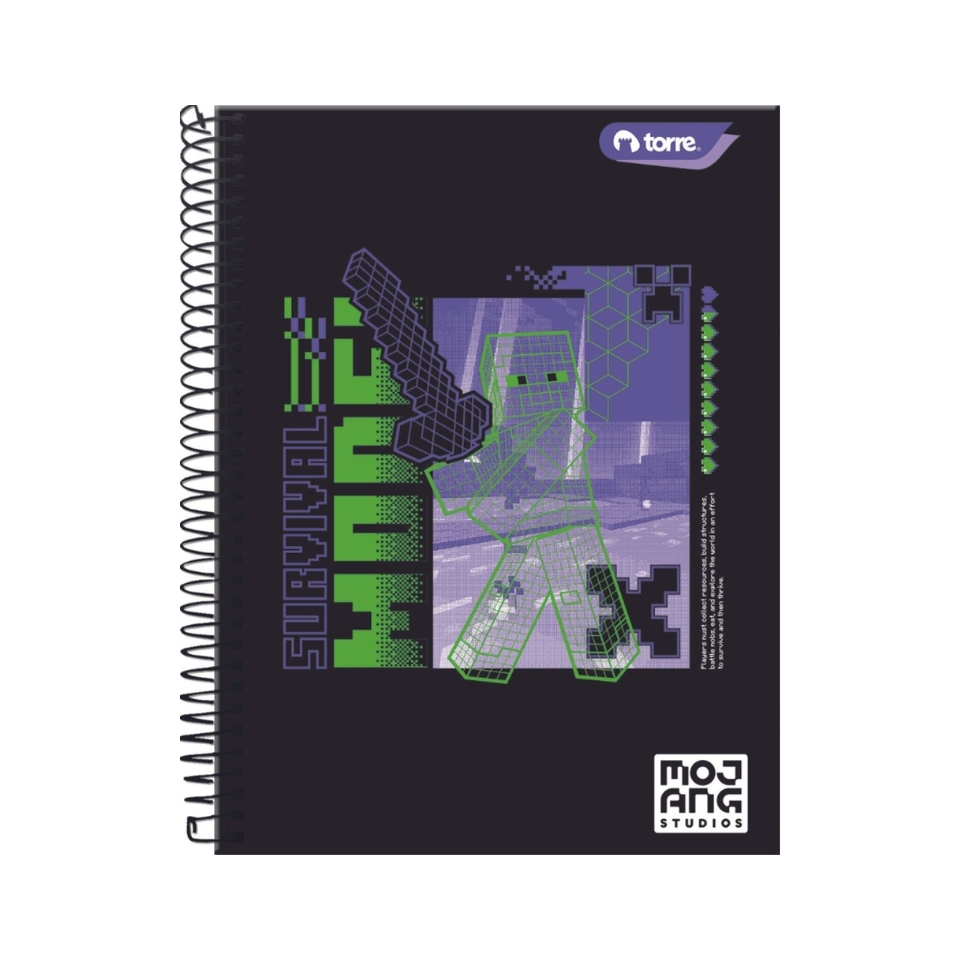 Cuaderno Top Minecraft 150 Hojas