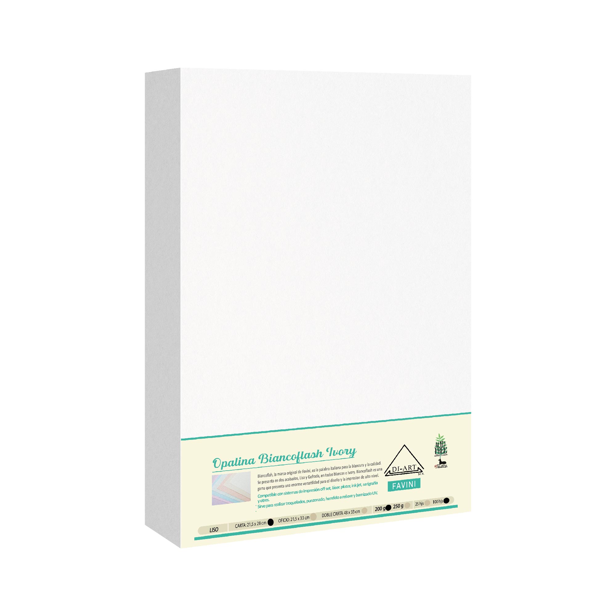 Opalina Blanca Carta 100 Hojas 