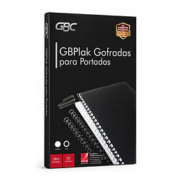 Mica Gofrada Oficio Gris 50 Unidades
