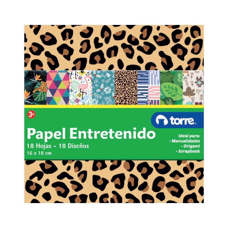 Fajo Papel Entretenido 18 Hojas