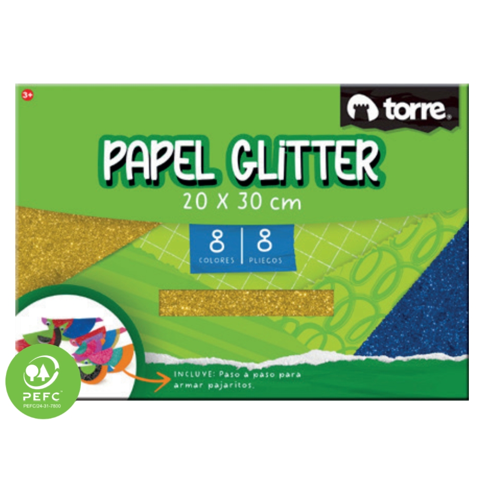 Bolsón Papel Glitter Imagia