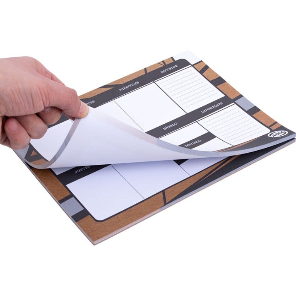 Set Nota Adhesiva Magnética Diseño Kraft