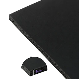 Carton Pluma 5 mm 50x70 cm Negro