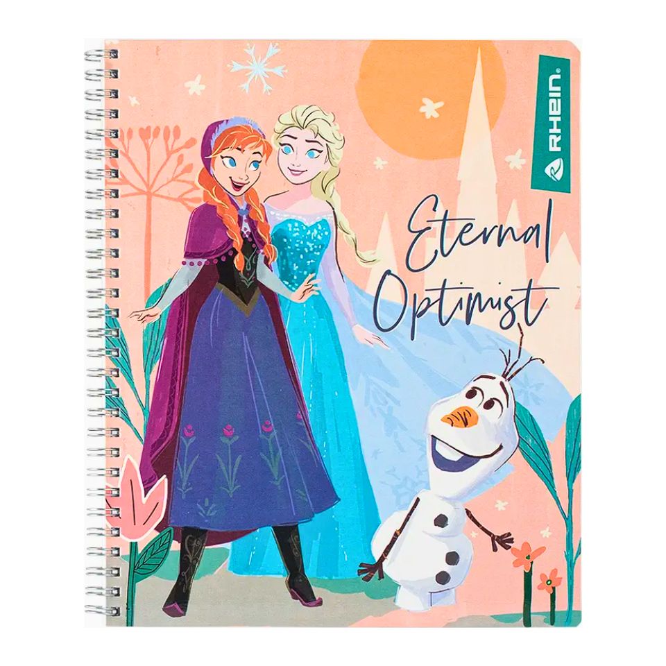 Cuaderno Universitario Frozen 100 Hojas