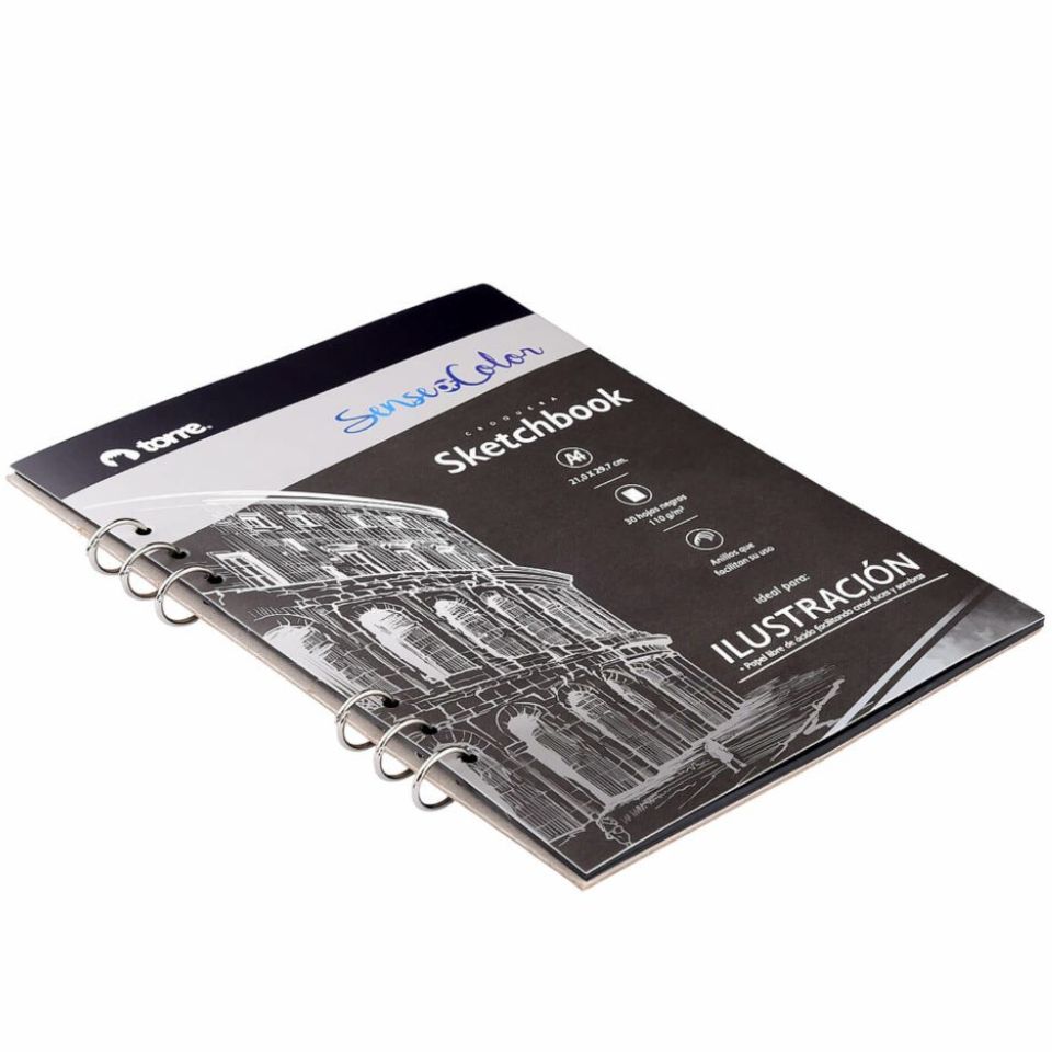 Sketchbook Sense A4 Black 30 Hojas