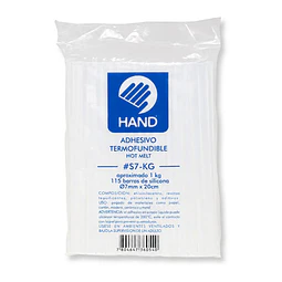 Barras Silicona 7 mm 1 kilo