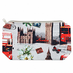Estuche Escolar Simple Diseño Londres 