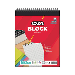Block Escolar Espiral 80 Hojas