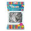 Globos N°12 Chrome Plateados 12 Unidades