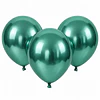 Globos N°12 Chrome Verdes 12 Unidades