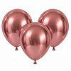 Globos N°12 Chrome Rojos 12 Unidades