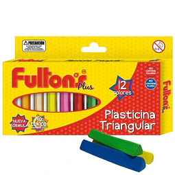 Plasticina Triangular 12 Colores