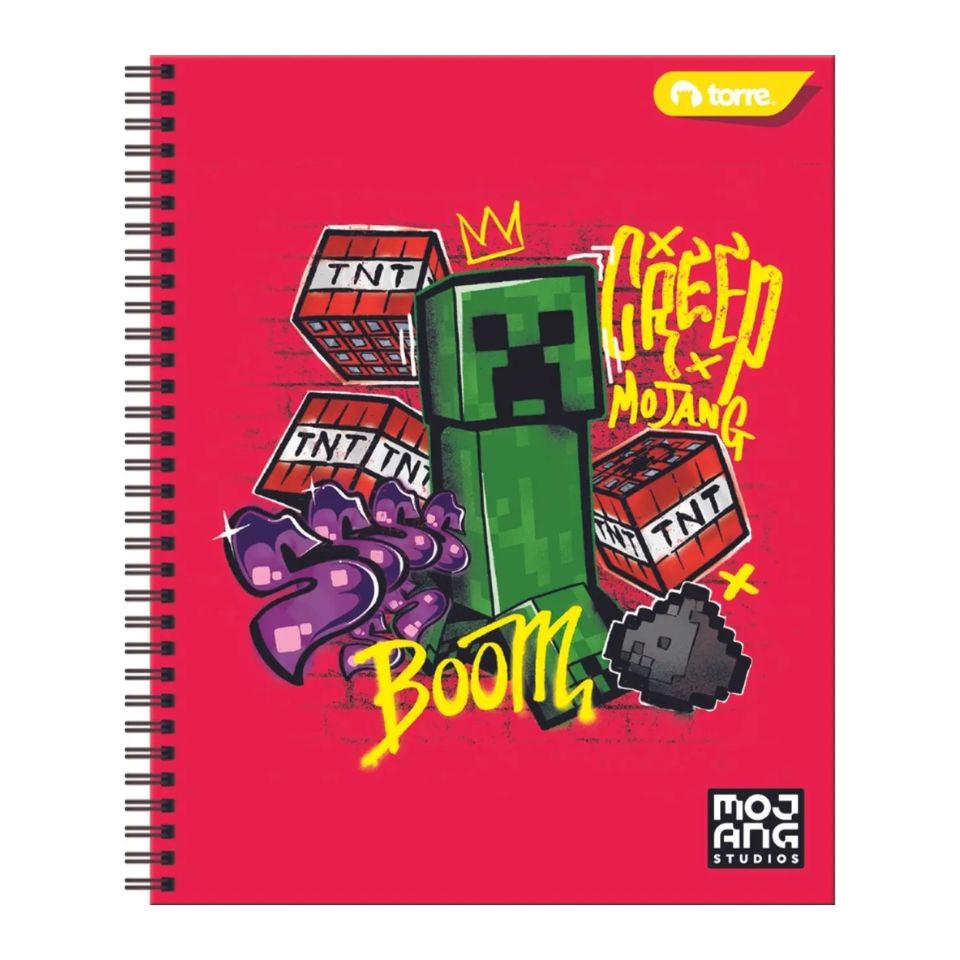 Cuaderno Universitario Minecraft 7 mm 100 Hojas