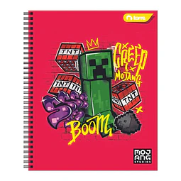 Cuaderno Universitario Minecraft 7 mm 100 Hojas