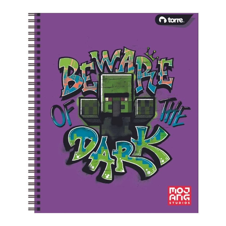 Cuaderno Universitario Minecraft 7 mm 100 Hojas