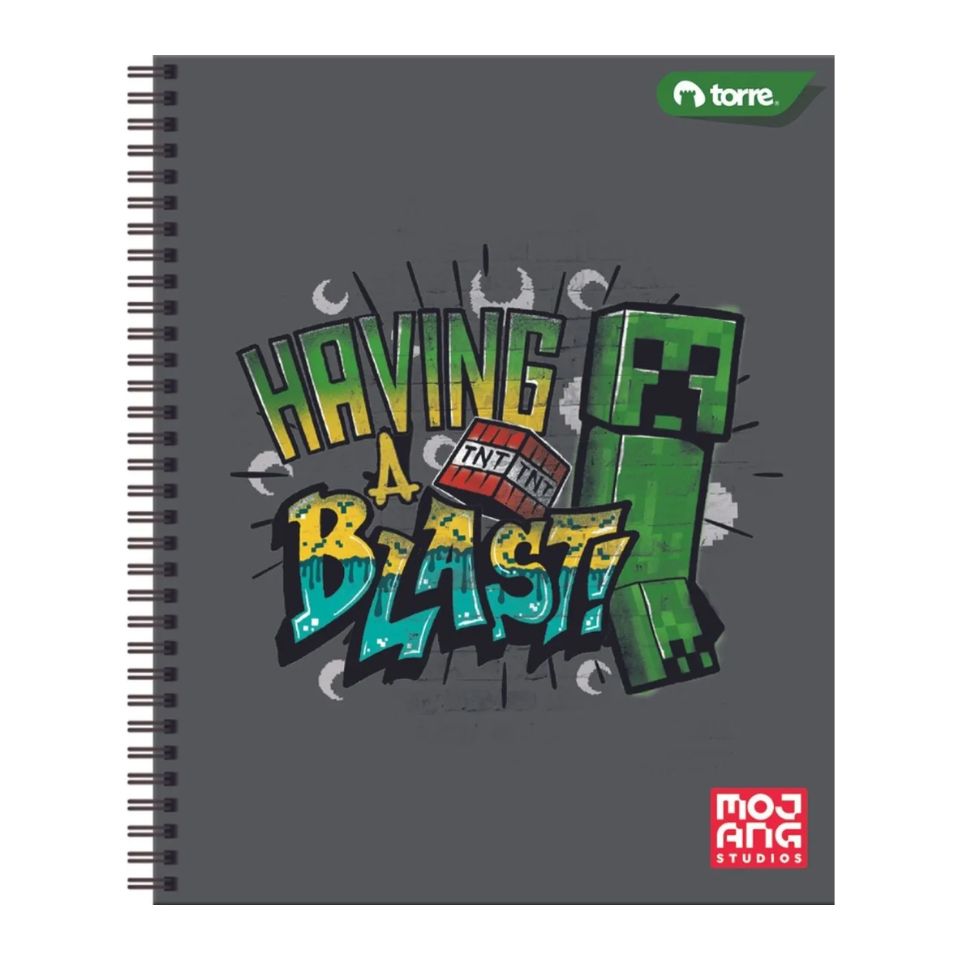 Cuaderno Universitario Minecraft 7 mm 100 Hojas