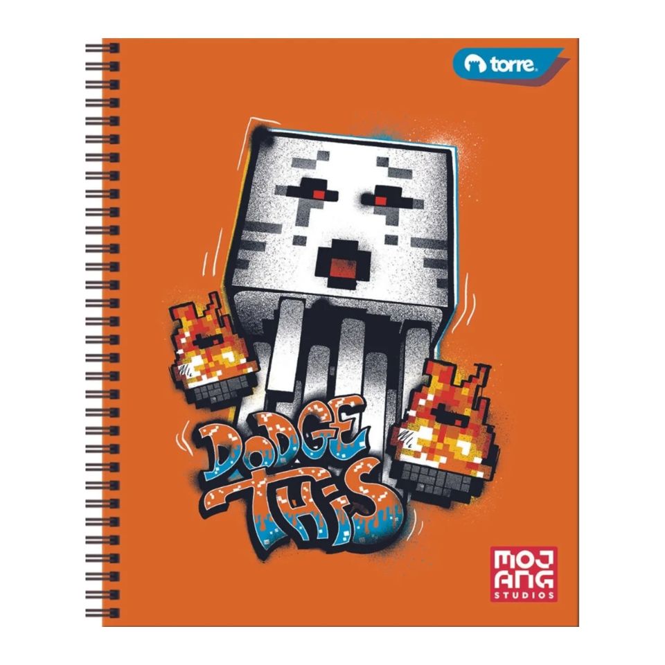 Cuaderno Universitario Minecraft 7 mm 100 Hojas