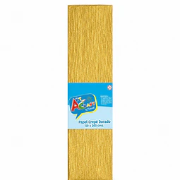 Papel Crepé 50 x 200 cm Dorado