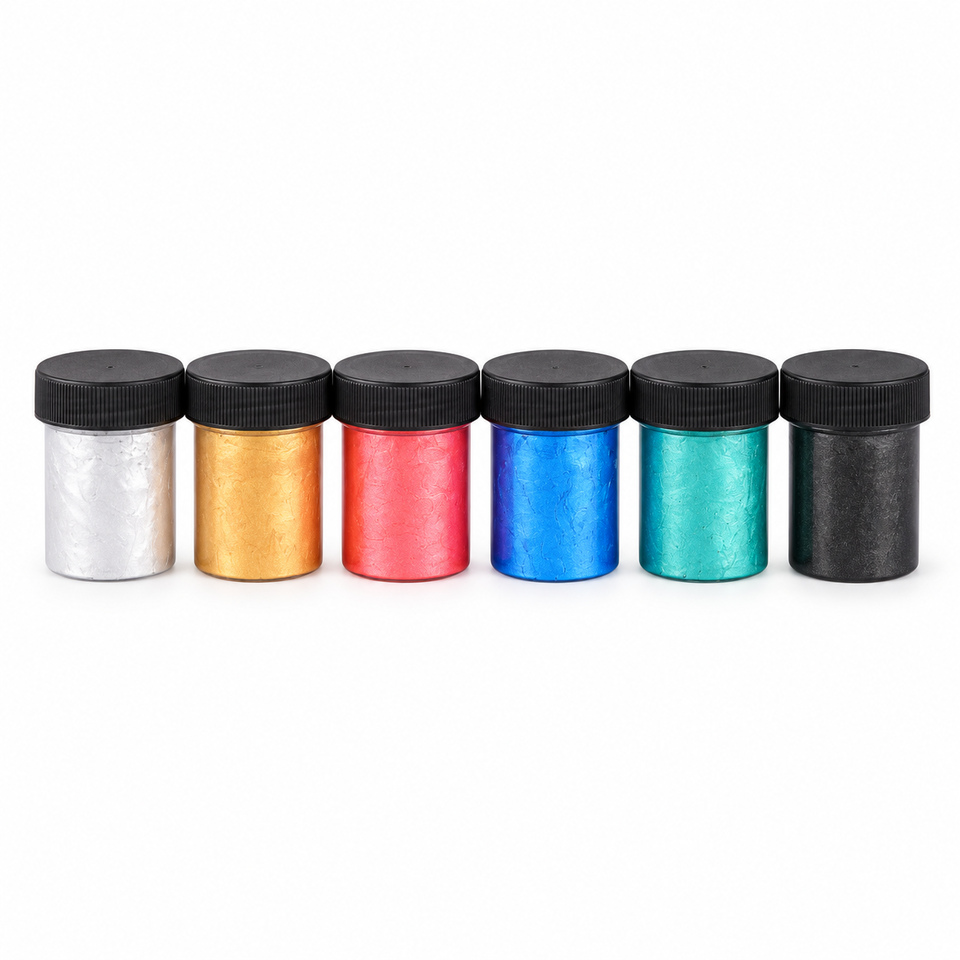 Témpera Metalizada 6 Colores