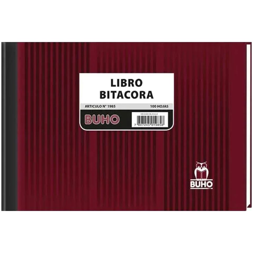 Libro Bitácora 100 Hojas