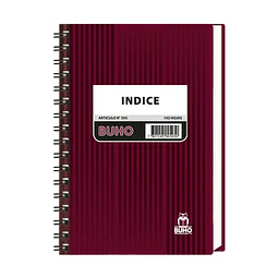 Cuaderno Índice 1/2 Oficio 192 Hojas