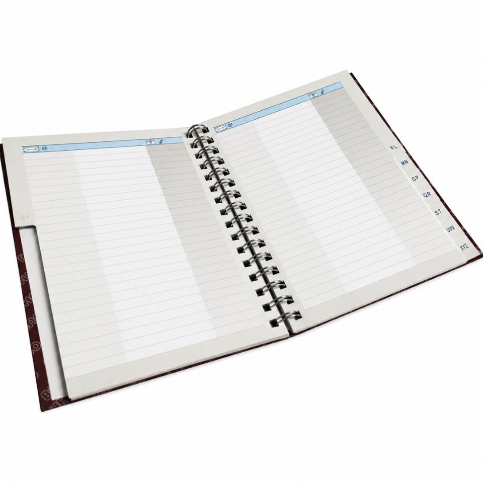 Cuaderno Índice 1/2 Oficio 96 Hojas