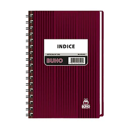 Cuaderno Índice 1/2 Oficio 96 Hojas
