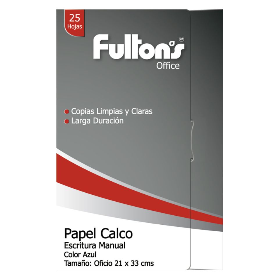 Papel Calco Oficio Azul 25 Hojas