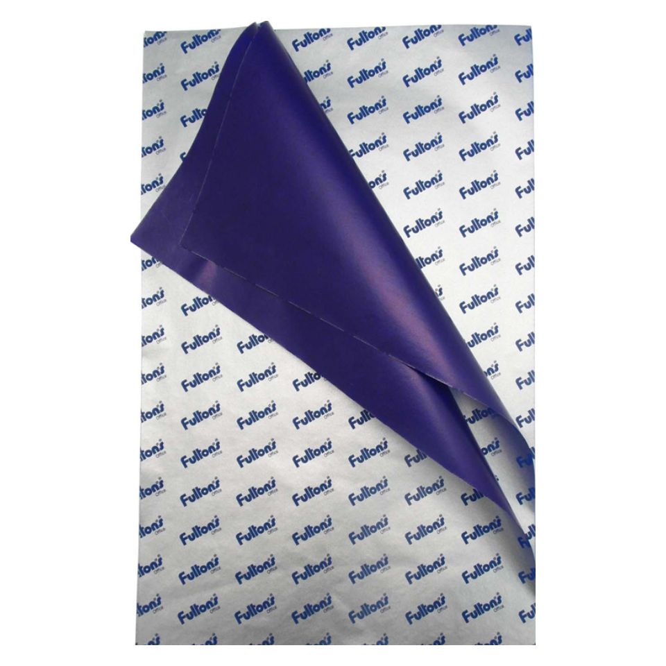 Papel Calco Oficio Azul 25 Hojas