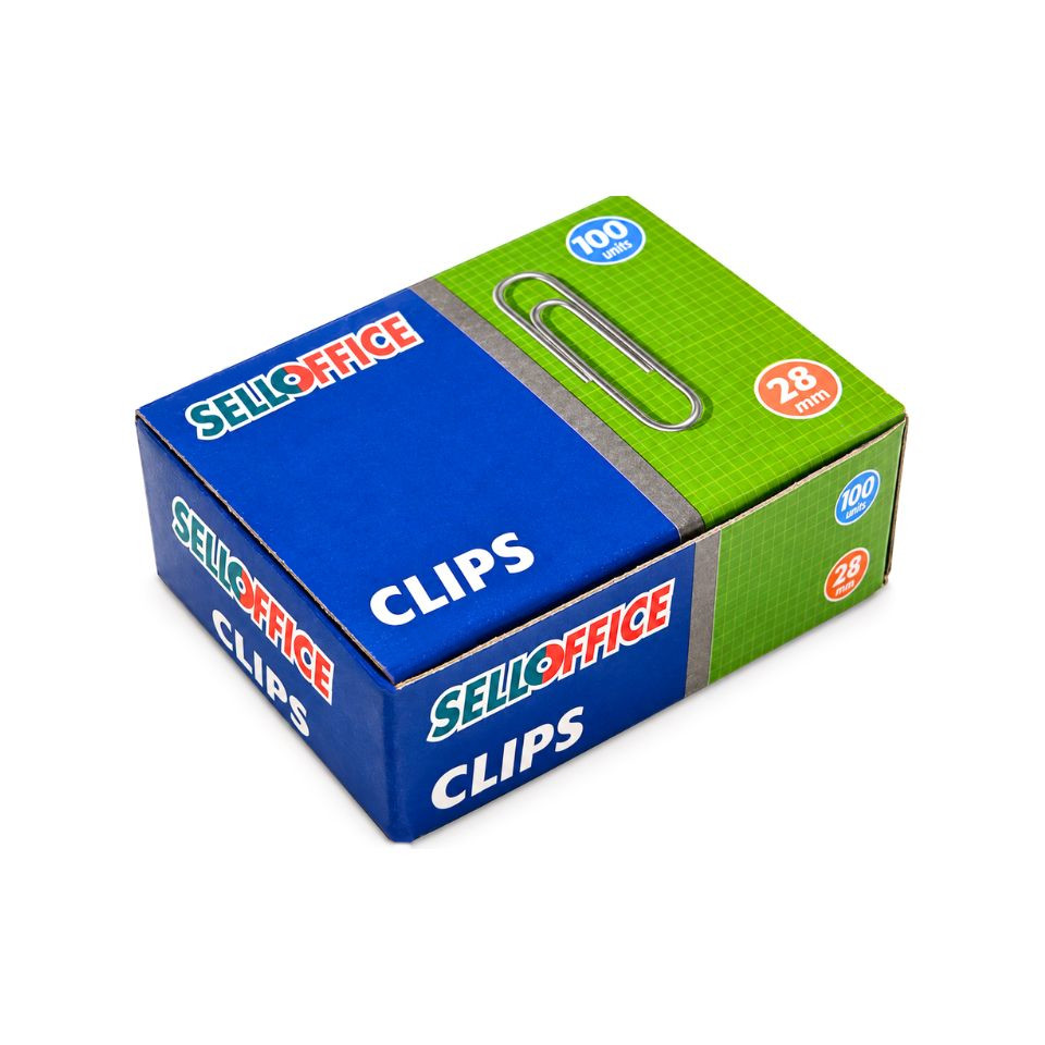 Clips 28 mm 100 Unidades