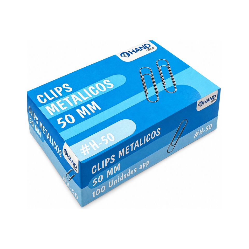 Clips Estriados 50 mm 100 Unidades
