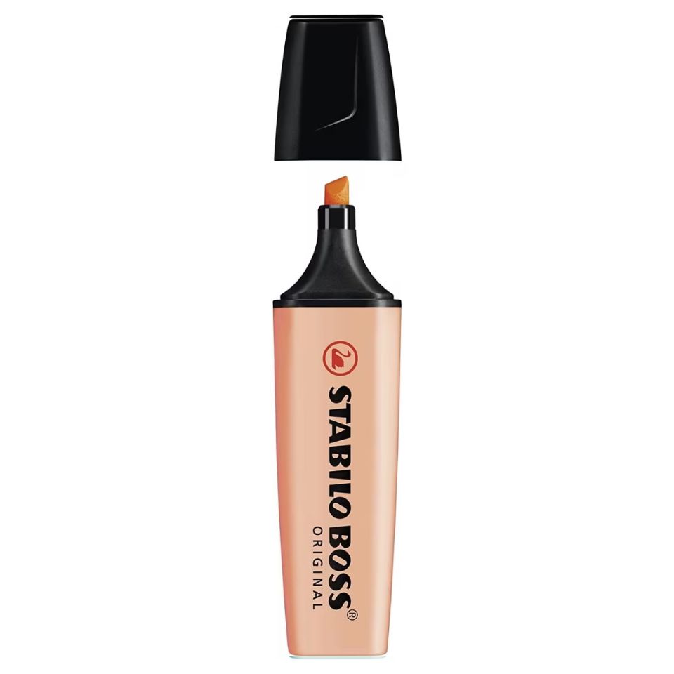 Destacador Boss Pastel Naranja
