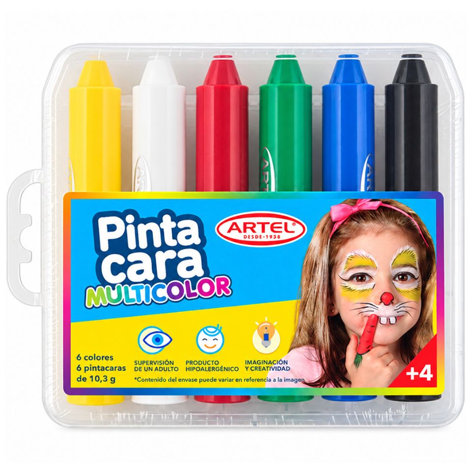 Pintacaritas 6 Colores
