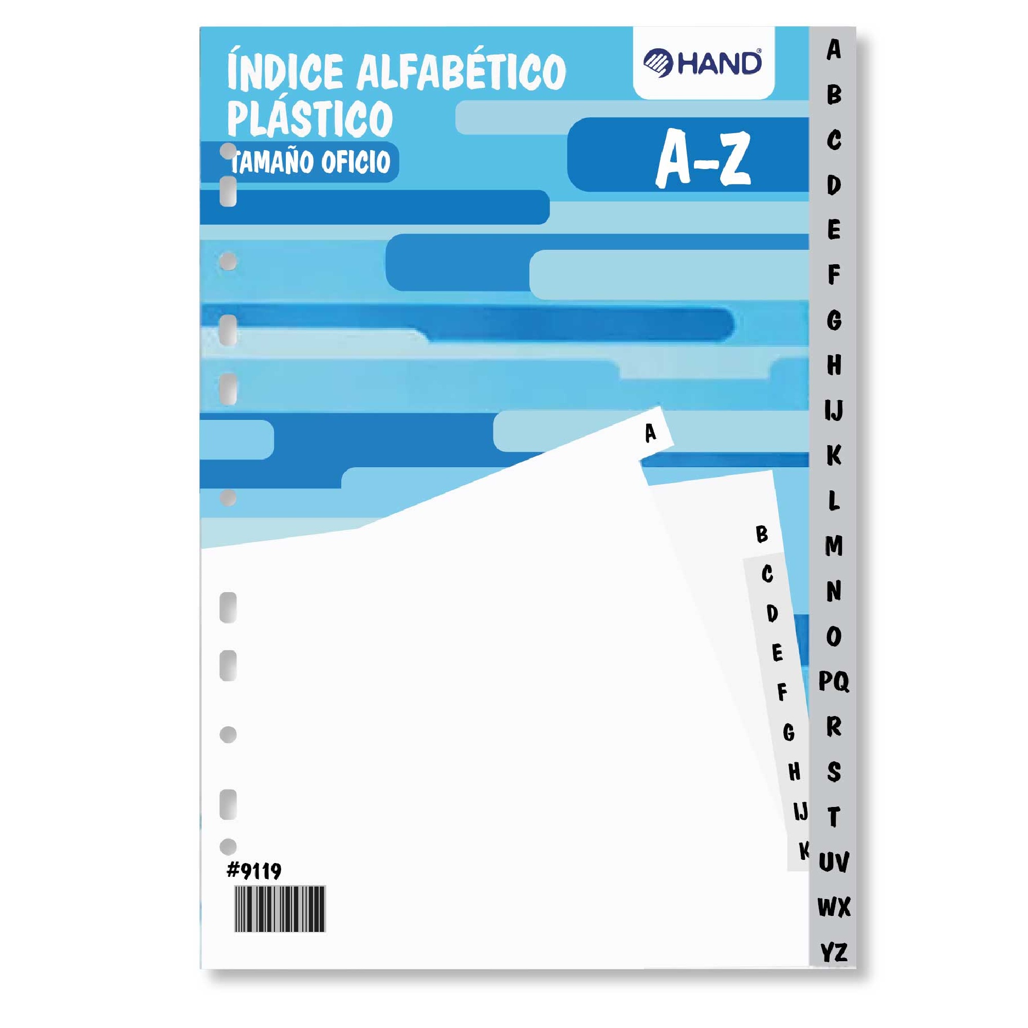 Separador Alfabético A-Z Vinil