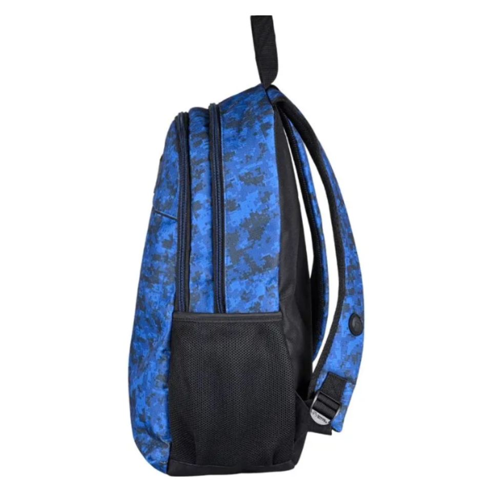 Pack Mochila Estuche Lonchera Blue Camo Gamer