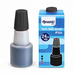 Tinta para Tampón 24 cc Negra