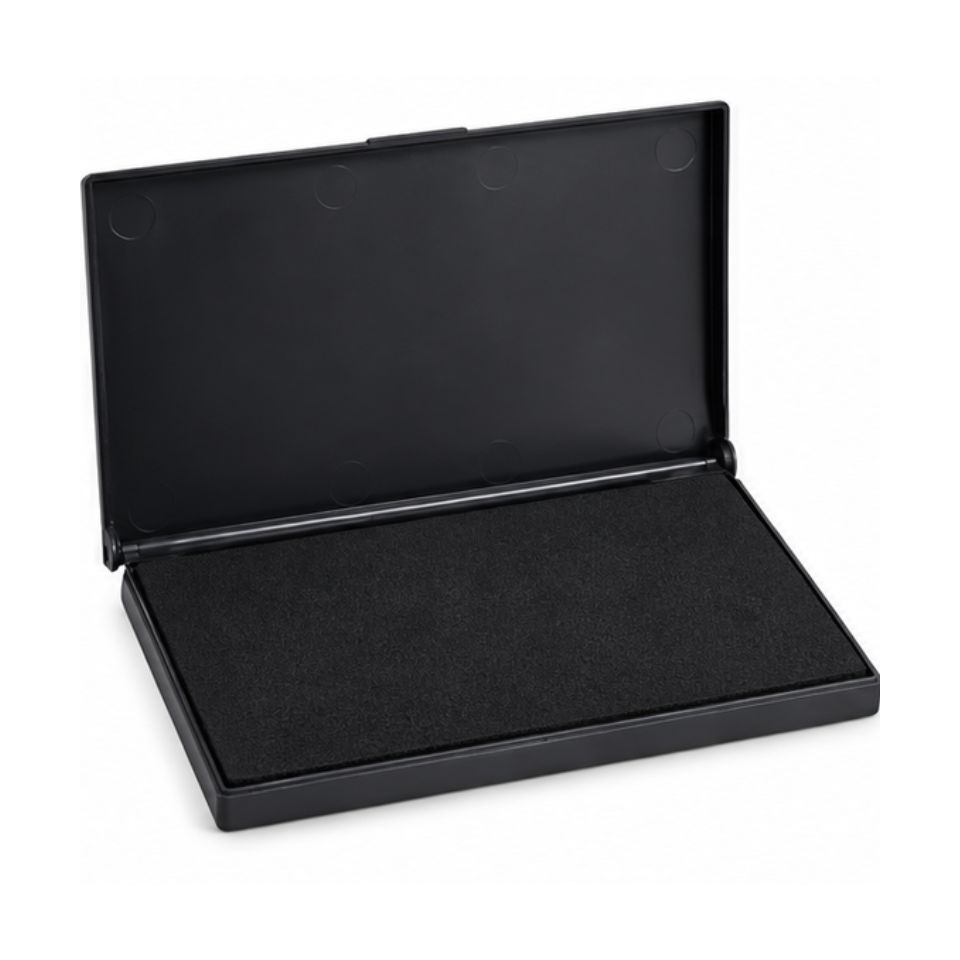 Tampón de Felpa Microporosa 110 x 70 mm Negro