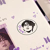 Timbre BTS 💜 Violeta Personalizado 38 mm