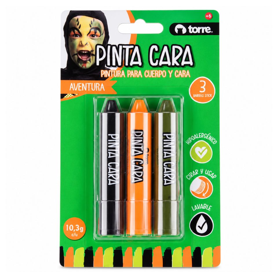Pintacaritas Aventura 3 Colores