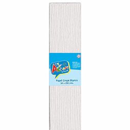 Papel Crepé 50 x 200 cm Blanco