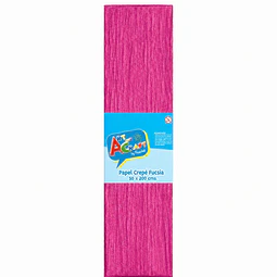 Papel Crepé 50 x 200 cm Fucsia
