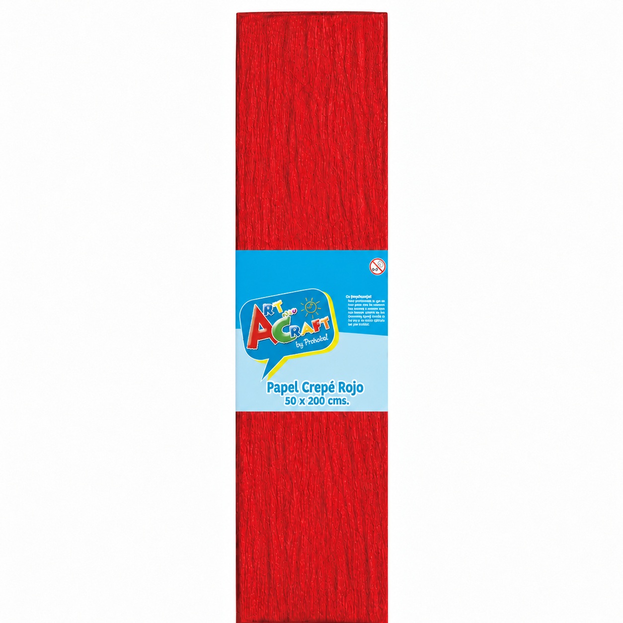 Papel Crepé 50 x 200 cm Rojo