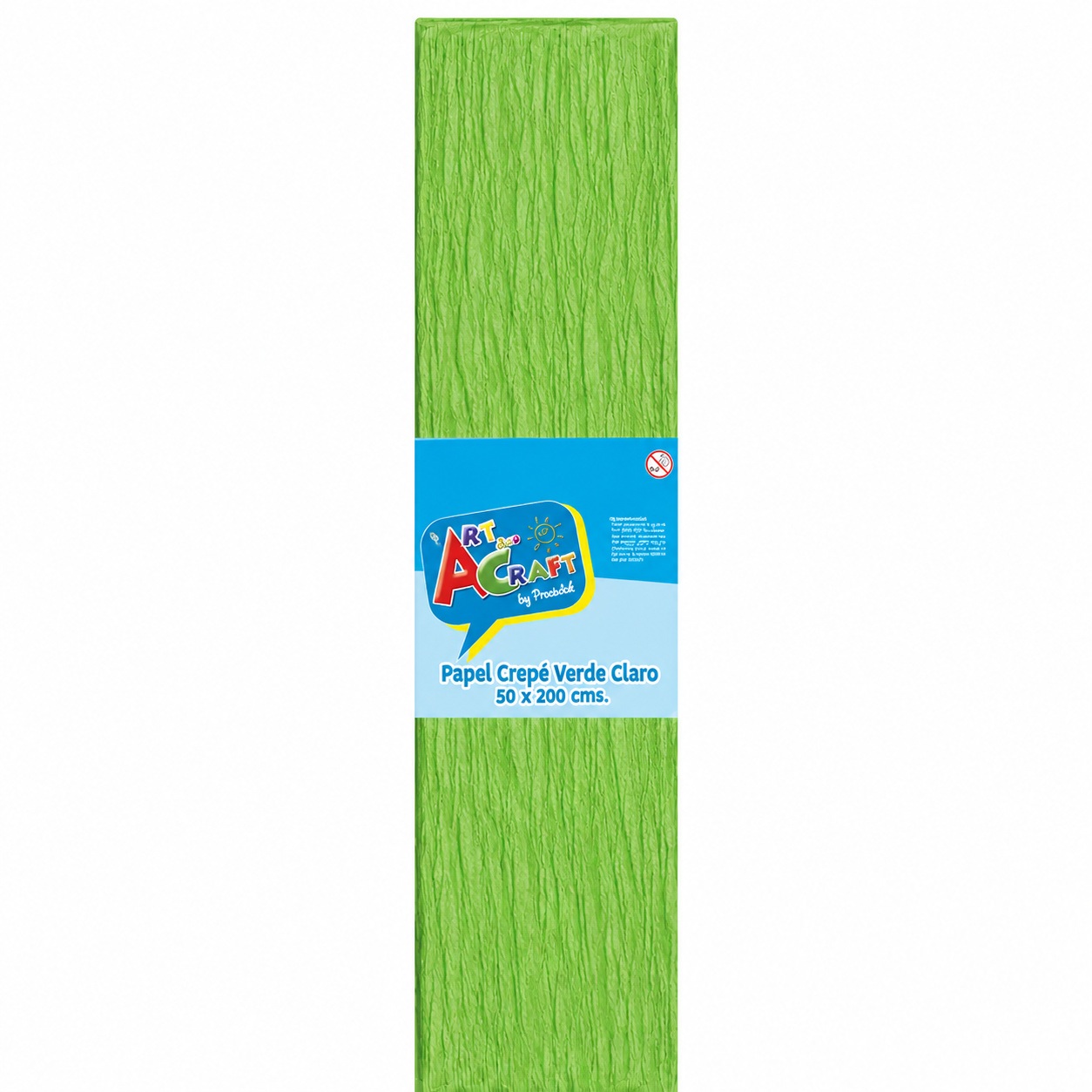 Papel Crepé 50 x 200 cm Verde Claro