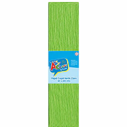 Papel Crepé 50 x 200 cm Verde Claro