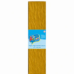 Papel Crepé 50 x 200 cm Amarillo Oscuro