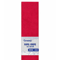 Papel Crepé 50 x 200 cm Burdeo