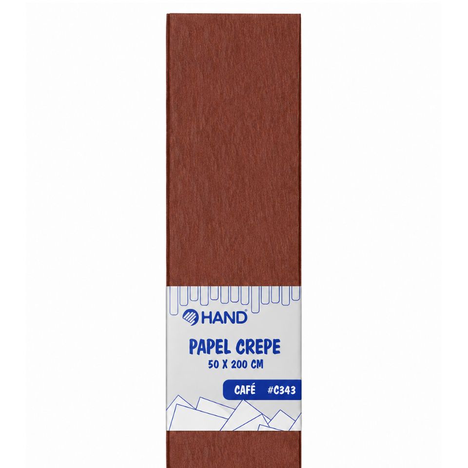 Papel Crepé 50 x 200 cm Café