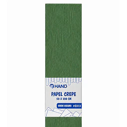Papel Crepé 50 x 200 cm Verde Oscuro