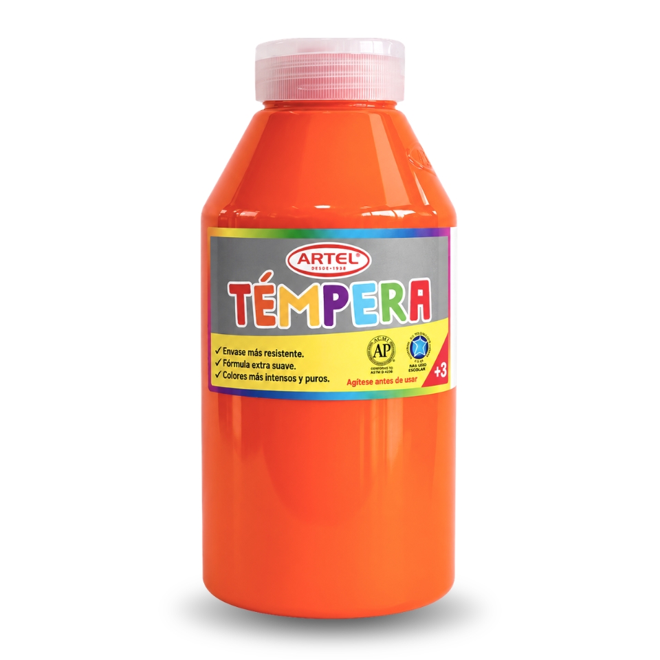 Témpera 500 ml Naranja 77