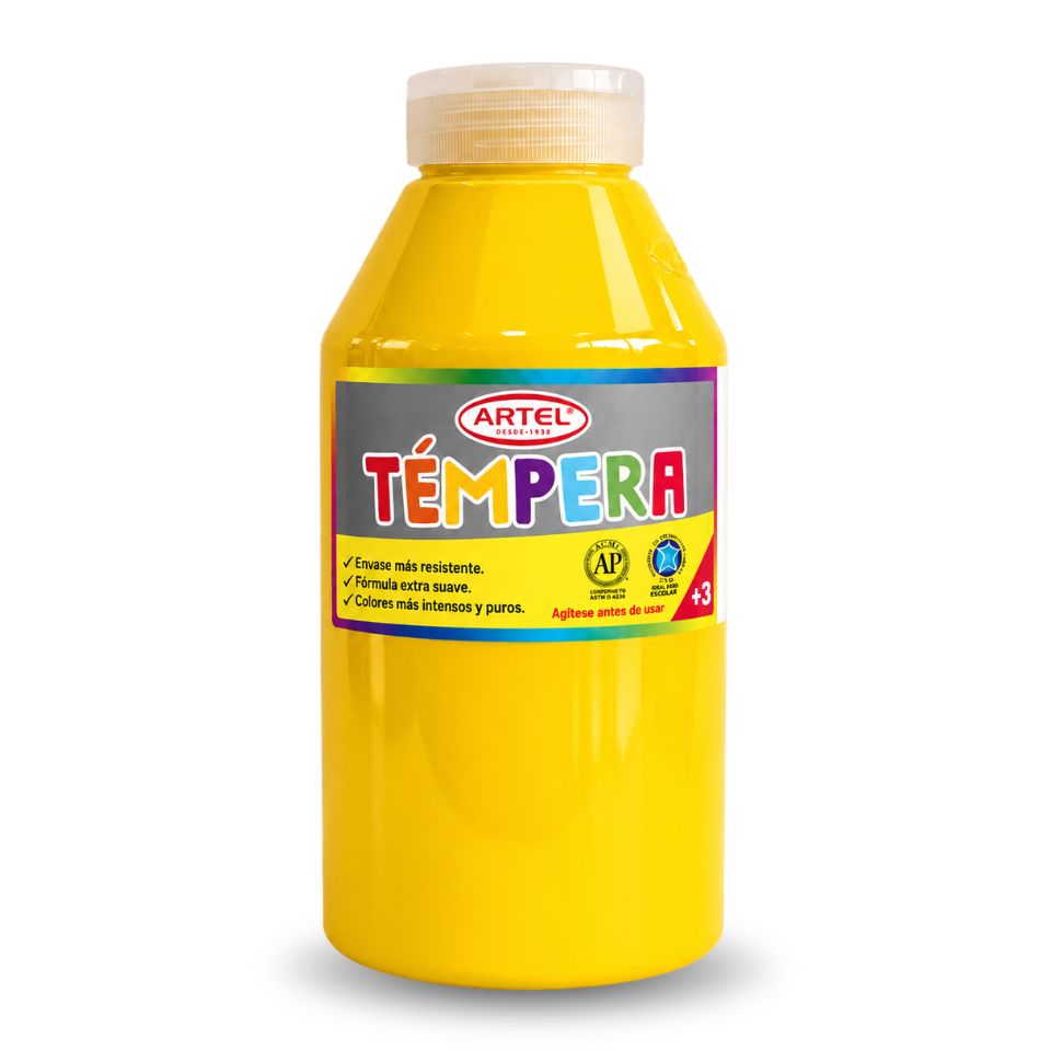 Témpera 500 ml Amarillo Medio 75